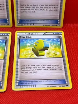 Pokemon Tcg Max Elixir 102/122 Breakpoint x4 Non Holo - Image 5