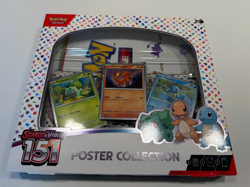 Pokemon TCG Scarlet & Violet 151 Poster Collection Box. 3 Packs New Sealed - Image 1