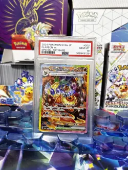 Flareon ex #202 - Japanese Pokemon Terastal Festival ex SAR - PSA 10 - Image 1