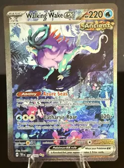WALKING WAKE EX 2024 POKEMON SV TEMPORAL FORCES - TEF EN #205/162 SIR - Image 1