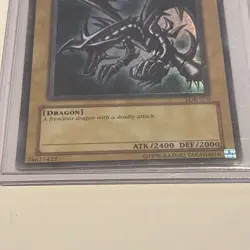You-Gi-Oh! Red-Eyes Black Dragon LOB-070 Light Play Condition - Image 2