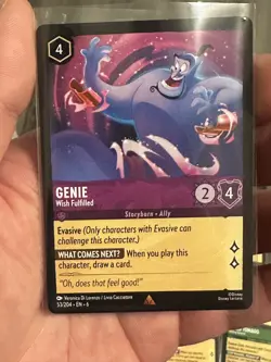 Disney Lorcana Mixed 5 Rare Card Lot, Go Go Toago73/204, Genie53/204, Calhoun191 - Image 4