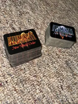 Steve Jackson Games Illuminati Collectible Cards (Lot of 129) - Image 1