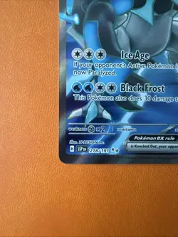 Pokemon TCG Surging Sparks Black Kyurem EX Holo Ultra Rare Card 218/191 - Image 5