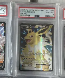 Pokemon Card PSA 8 Near Mint Jolteon EX Generations Promo 2017 Holo 28a/83 - Image 1