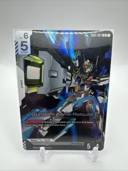 Aerial Rebuild GD01-067 LR Foil Gundam Newtype Rising Card Game NM XVX-016RN TCG - Image 1