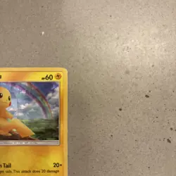 2017 Pokemon Pikachu 28/73 Holo Shining Legends Cracked Ice Holo Pokemon Card - Image 3