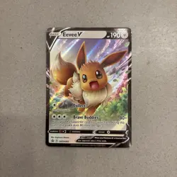 Eevee V SWSH065 Sword & Shield Battle Academy Black Star Promo Pokemon Card NM - Image 1
