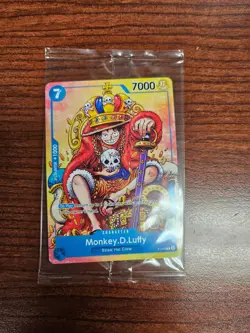 SEALED Monkey.D.Luffy Convention Promo 2024 P-043 One Piece Promotion Card Promo - Image 1