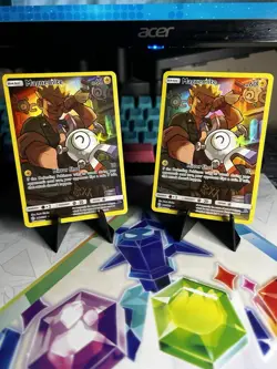 Pokemon Magnemite Cosmic Eclipse Full Art SM Holo Card 242/236 Secret Rare - Image 1