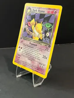 Dark Hypno (1st) First Edition - 9/82 Team Rocket Holo - LP - Pokemon Card - Image 3