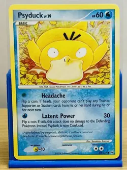 Pokemon Psyduck Platinum 87/127 Non-Holo LP Card - Image 1