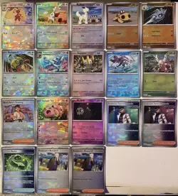 Pokemon Prismatic Evolutions Masterball And Pokeball Reverse Holo Card Lot NM - Image 1
