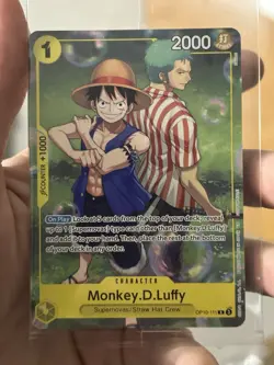 One Piece CCG Monkey.D.Luffy OP10-111 Rare Promo Card Factory Sealed Mint - Image 4