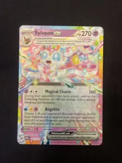 Pokemon TCG Sylveon EX Prismatic Evolutions Double Rare Holo Card 41/131 NM/Mint - Image 1