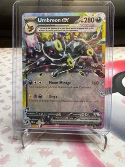 Pokemon TCG Umbreon EX 60/131 Double Rare Holo Card Prismatic Evolutions - Image 1