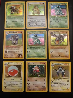 Vintage WOtC Pokemon TCG Holo Lot Of 9 Cards - Image 1