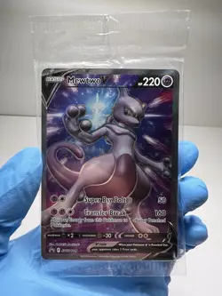 Mewtwo V SWSH229 Full Art Sword & Shield Promo Card Sealed Pokemon TCG - Image 2