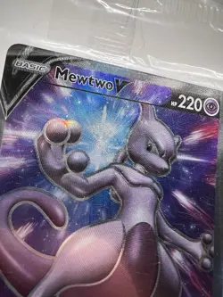Mewtwo V SWSH229 Full Art Sword & Shield Promo Card Sealed Pokemon TCG - Image 3