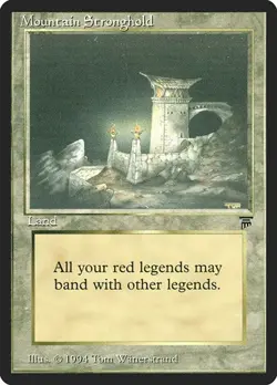 Mountain Stronghold Legends MP MTG - Image 1