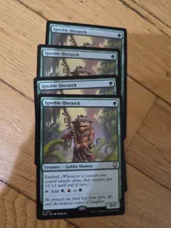 Mtg Ignoble Hierarch X4: Commander - Image 1