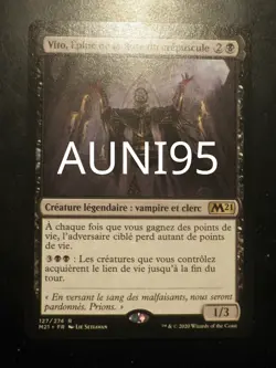 mtg magic m21 vito thorn of the dusk FRENCH vf fr epine de la rose du crepuscule - Image 1