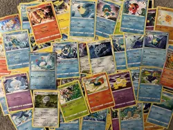 100 OFFICIAL ENGLISH Pokemon cards - Rares & Holos guaranteed! - Image 1