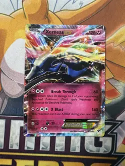 Pokemon TCG Xerneas EX XY 97/146 Holo Holo Rare EX MP - Image 1