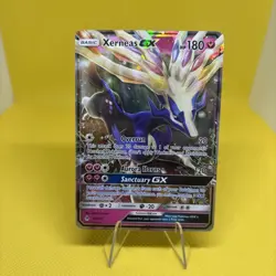 Xerneas Pokemon TCG GX 90/131 Forbidden Light Ultra Rare Holo 2018 NM - Image 1