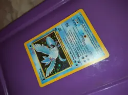 Articuno 2/62 Pokemon TCG Fossil 1999 Vintage Holo Rare (not played) - Image 2