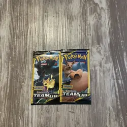 Pokemon TCG lot of 31 Sun and Moon 3 pack boosters including *TeamUp* - Image 2
