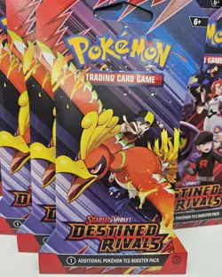 Pokemon TCG S/V Destined Rivals Booster Pk (10) Bundle Factory Sealed Free Ship - Image 2