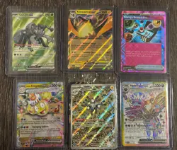 Pokemon TCG Surging Sparks Ex Lot of 6 - Magneton Promo, Hyrdreigon, ETC - Image 1