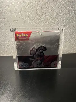 Pokemon TCG Destined Rivals Booster Box with Protector Sealed - Image 1