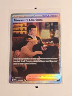 Giovanni's Charisma 204/165 151 English Special Illustration Rare Pokemon TCG - Image 1