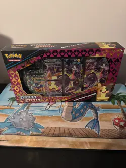 pokemon tcg crown zenith premium playmat collection morpeko v-union - Image 1
