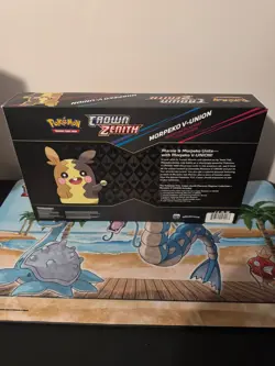 pokemon tcg crown zenith premium playmat collection morpeko v-union - Image 2