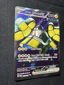 Iron Hands ex 223 /182 Scarlet Violet Paradox Rift Future Pokemon 2023 - Image 2