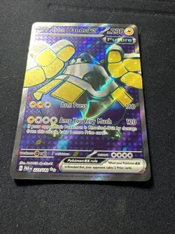 Iron Hands ex 223 /182 Scarlet Violet Paradox Rift Future Pokemon 2023 - Image 4