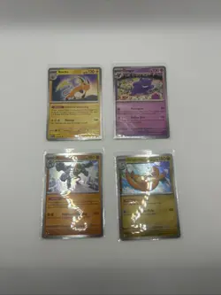 Pokemon TCG 151 Cosmos Holo Sam's Club Raichu Gengar Dragonite Machamp Set of 4 - Image 1