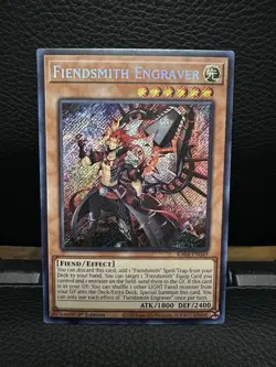 Fiendsmith Engraver RA04-EN049 - Secret Rare - Nm 1st Yugioh - Image 1