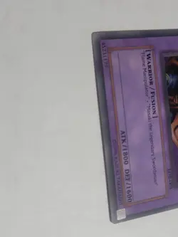 Yugioh Flame Swordsman LOB-003 Super Rare Unlimited Edition LP - Image 2