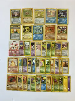 HUGE Lot of (35) Pokemon WOTC Cards Holos Rares Neo Base Set Fossil LP AVG. - Image 1