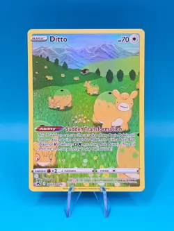 Ditto GG22/GG70 Crown Zenith Galarian Gallery Pokemon Card NM - Image 1