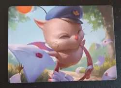 Delivery Moogle - Art Series 1/53 Gold Stamped Final Fantasy NM MTG Magic Card - Image 1