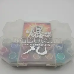 BAKUGAN Battle Brawlers Blue Carrying Case Lot of 14 w/ 14 random cards - Image 5