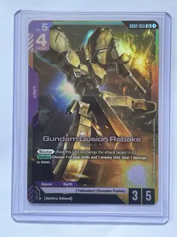 Gundam Gusion Rebake GD02-055 LR - Gundam TCG Card Game - Image 1