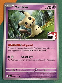 Pokemon Card Mimikyu NON-HOLO Prize Pack Series (097/198) Paldea Evolved NM - Image 1