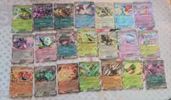 Pokemon TCG (Lot of 21) Scarlet and Violet EX Cards All NM Condition No Dupes - Image 1