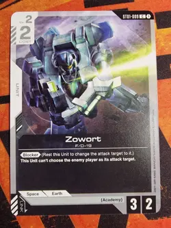 Zowort - ST01-009 NM - Gundam TCG Card Game - NM/M - Image 1